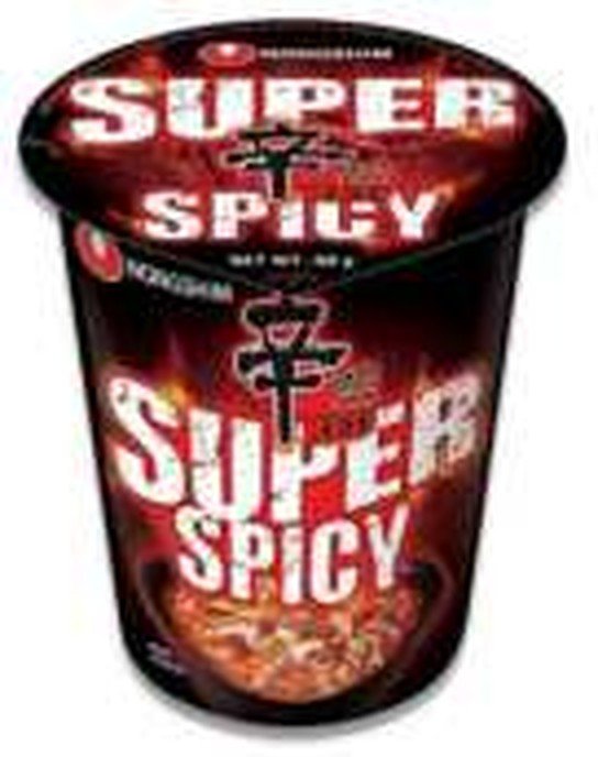 2112 NOODLES CUP SHIN REDSPICY 12X68GNONGSHIM INSTANT NOODLES - Image 1