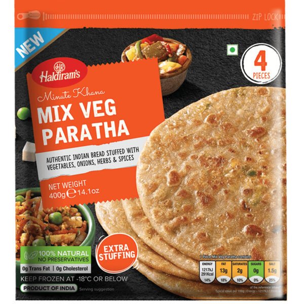 GELO HALDI’S PARATHA VEGETABLE
