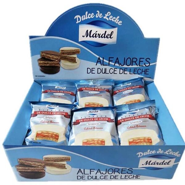 DULCE ALFAJOR BLANCO MARDEL (
