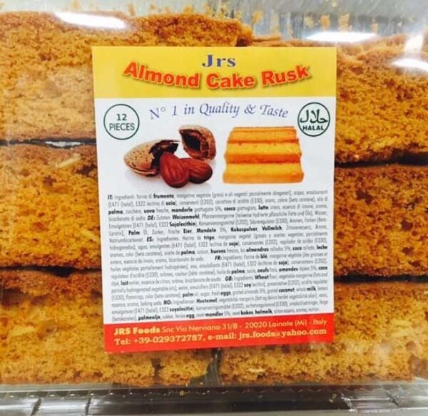 JRS CAKE RUSK ALMOND