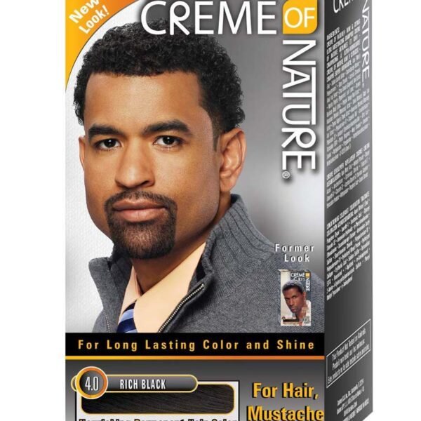 CREAM OF N, GEL CLR MENS RICH BLACK 4.0