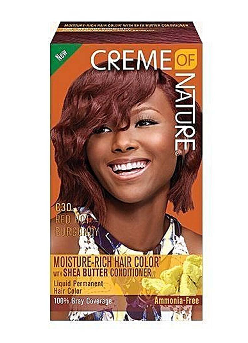 8577.jpg CREAM OF N, LIQ HAIR RED HO BUR- GUNDY C30 - Image 1
