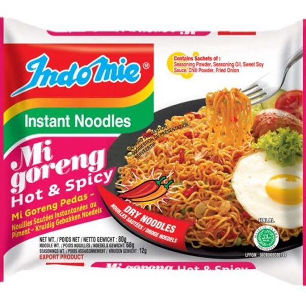 NOODLES INDOM- IE MI GORENG FRYSPICY 40X80