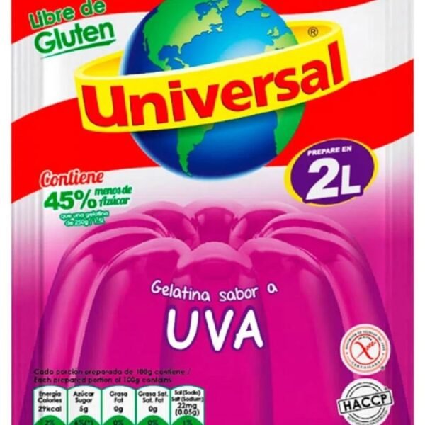 UNIVERSAL GELATINA UVA